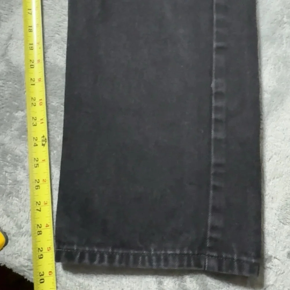 Levis 505‎ Jeans Mens 40x32 (38x29.5) Black Stretch Straight Leg Denim Classic